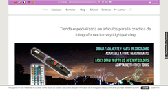 Desktop Screenshot of herramientaslightpainting.com
